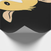 cavia| Cute Guinea Pig Yellow Lover Giften Cadeaupapier (Hoek)