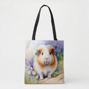 Cavia delicate Waterverf Tote Bag