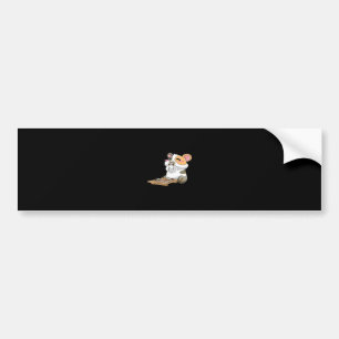 Cavia Eten Sushika   Cavia Kawaii Bumpersticker