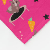 Cavia Fitness Grappig Ontwerp Fleece Deken (Hoek)