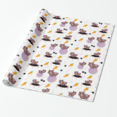 Cavia Fitness Gym Grappig Ontwerp Cadeaupapier (Uitgerold)