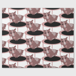 Cavia Fitness Gym Grappig Ontwerp Cadeaupapier