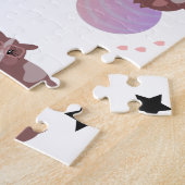 Cavia Fitness Gym Grappig Ontwerp Legpuzzel (Zijkant)
