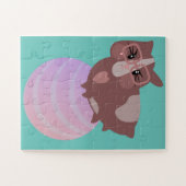 Cavia Fitness Gym Grappig Ontwerp Legpuzzel (Horizontaal)