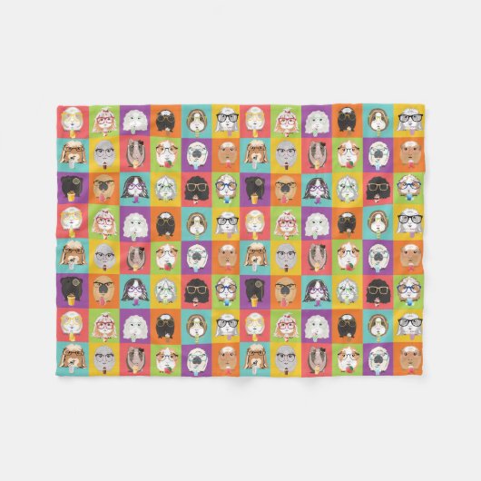 Cavia Fleece Deken (Voorkant (Horizontaal))