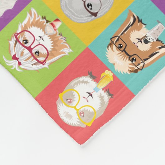 Cavia Fleece Deken (Hoek)