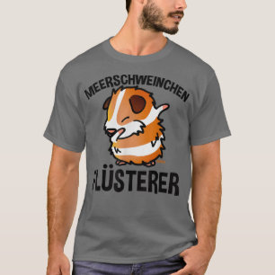 Cavia fluisteraar die cavia idee dabt zeggen t-shirt