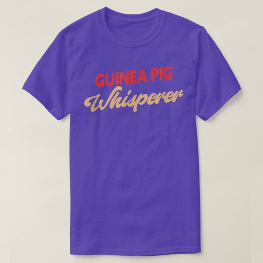 Cavia Fluisteraar Funny Cavia  T-shirt (Design voorkant)