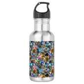 Cavia-foto-collage, waterfles waterfles  (Voorkant)