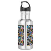 Cavia-foto-collage, waterfles waterfles  (Achterkant)