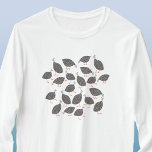 Cavia Fowl Birds T-shirt<br><div class="desc">Een kudde van schattige en leuke kleine Guinee-hennen voor pluimveehouders en vogelliefhebbers.</div>