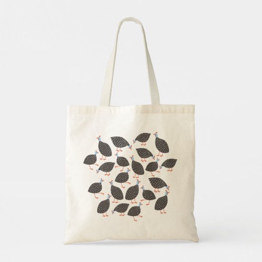 Cavia Fowl Birds Tote Bag (Achterkant)
