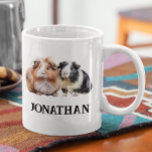 Cavia Gepersonaliseerd Koffiemok<br><div class="desc">Dit ontwerp kan worden gepersonaliseerd door de Edit optie van het Ontwerp te kiezen. Je kunt ook overdragen naar andere objecten. Neem contact met me op via colorflowcreations@gmail.com of gebruik de chatoptie bovenaan de pagina als u dit ontwerp op een ander product wilt plaatsen of hulp nodig hebt bij dit...</div>