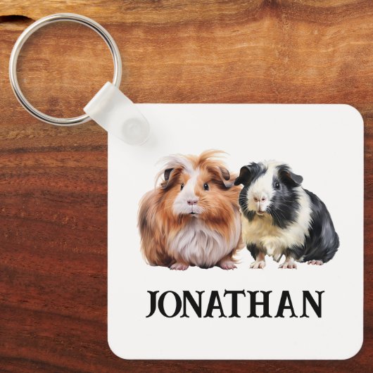 Cavia Gepersonaliseerd Sleutelhanger (Voorkant)
