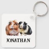 Cavia Gepersonaliseerd Sleutelhanger (Achterkant)