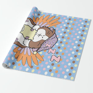 cavia Grappige elegante de liefhebber van cavia' Cadeaupapier