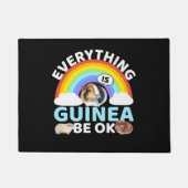 cavia-guinea komt in orde, bemoediging deurmat (Voorkant)