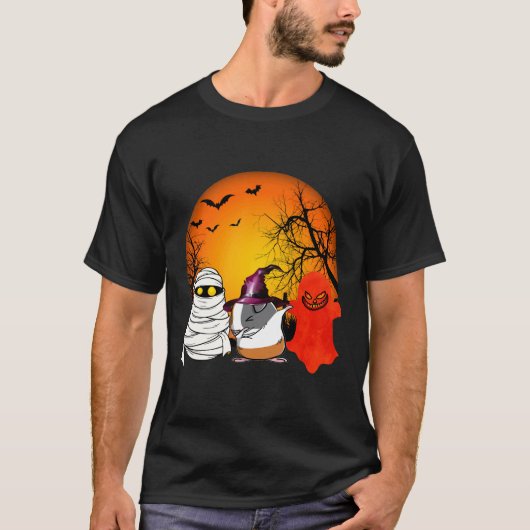 Cavia Halloween Pompoen T-shirt (Voorkant)