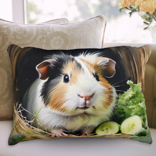 Cavia Huisdier Waterverf Accent Kussen