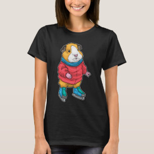 Cavia IJshockeyen Schaatsen Wintersporten T-shirt