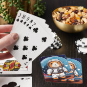 Cavia in de ruimte pokerkaarten (Insitu)