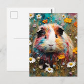 Cavia in de weide briefkaart (Voorkant / Achterkant)