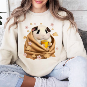 Cavia in een deken, herfst, Herfst cavia T-shirt
