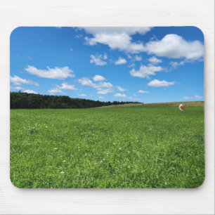 Cavia in een veld Mousepad Muismat