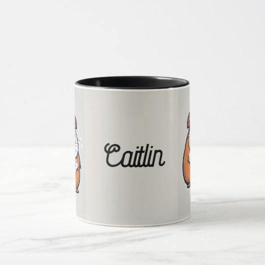 cavia ' jouw naam toevoegen mok (Midden)