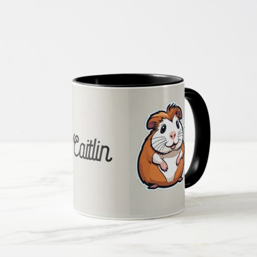 cavia ' jouw naam toevoegen mok (Voorkant rechts)