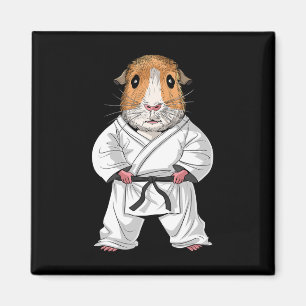 Cavia Karate Ninja Jiu-jitsu Taekwondo Martia Magneet