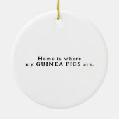 Cavia  keramisch ornament (Achterkant)