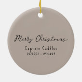 Cavia  keramisch ornament (Achterkant)