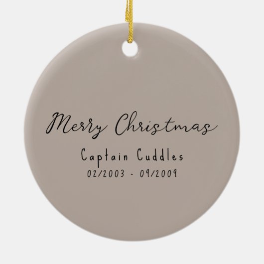 Cavia  keramisch ornament (Achterkant)