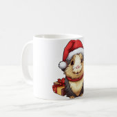 Cavia kerst koffiemok (Voorkant links)