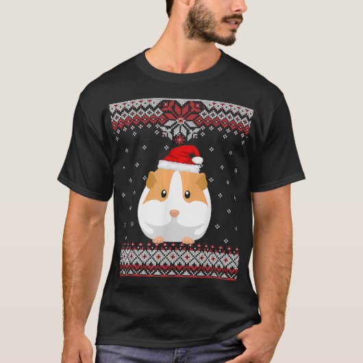 Cavia Kerst Lelijke Kerstcadeau T-shirt (Voorkant)