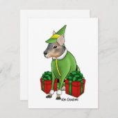 Cavia - kerstkaart (Voorkant / Achterkant)