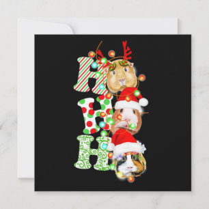 Cavia Kerstmis Notitiekaartje