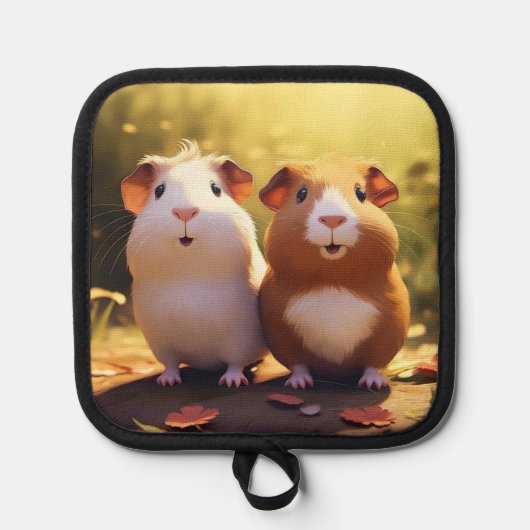 Cavia keukenaccessoire, leuk . pannenlap (Voorkant)