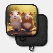 Cavia keukenaccessoire, leuk . pannenlap (Voorkant / Achterkant)