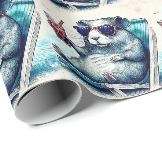 cavia koeling cadeaupapier (Rol Hoek)