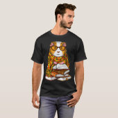 Cavia Leest Boeken T-shirt (Voorkant volledig)