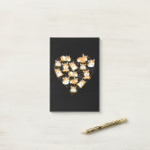 Cavia Liefde Post-it® Notes (Op bureau)