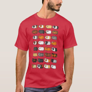 Cavia Meisjes Cavia Vrouwen soorten Cavia T-shirt