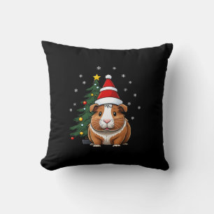 Cavia met kerst kussen