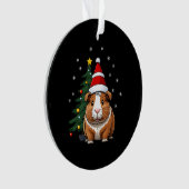 Cavia met kerst ornament (voorkant)