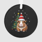 Cavia met kerst ornament (achterkant)