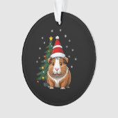 Cavia met kerst ornament (voorkant)