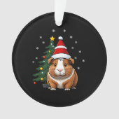 Cavia met kerst ornament (voorkant)