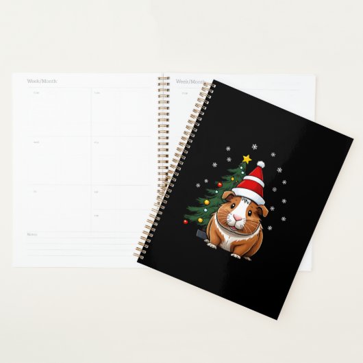Cavia met kerst planner (Display)
